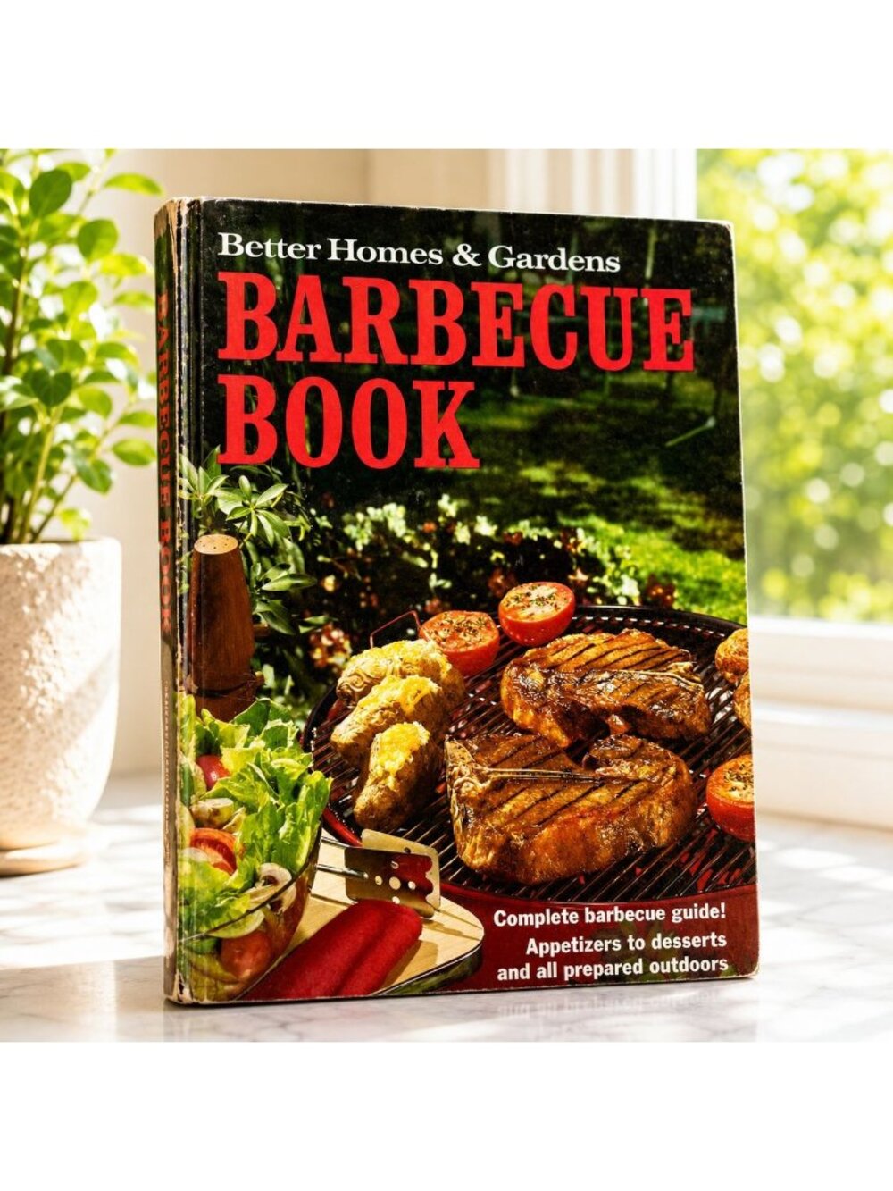 Better Homes & Gardens Barbecue Book Hardcover 1967 Vintage Outdoor Cooking Guid